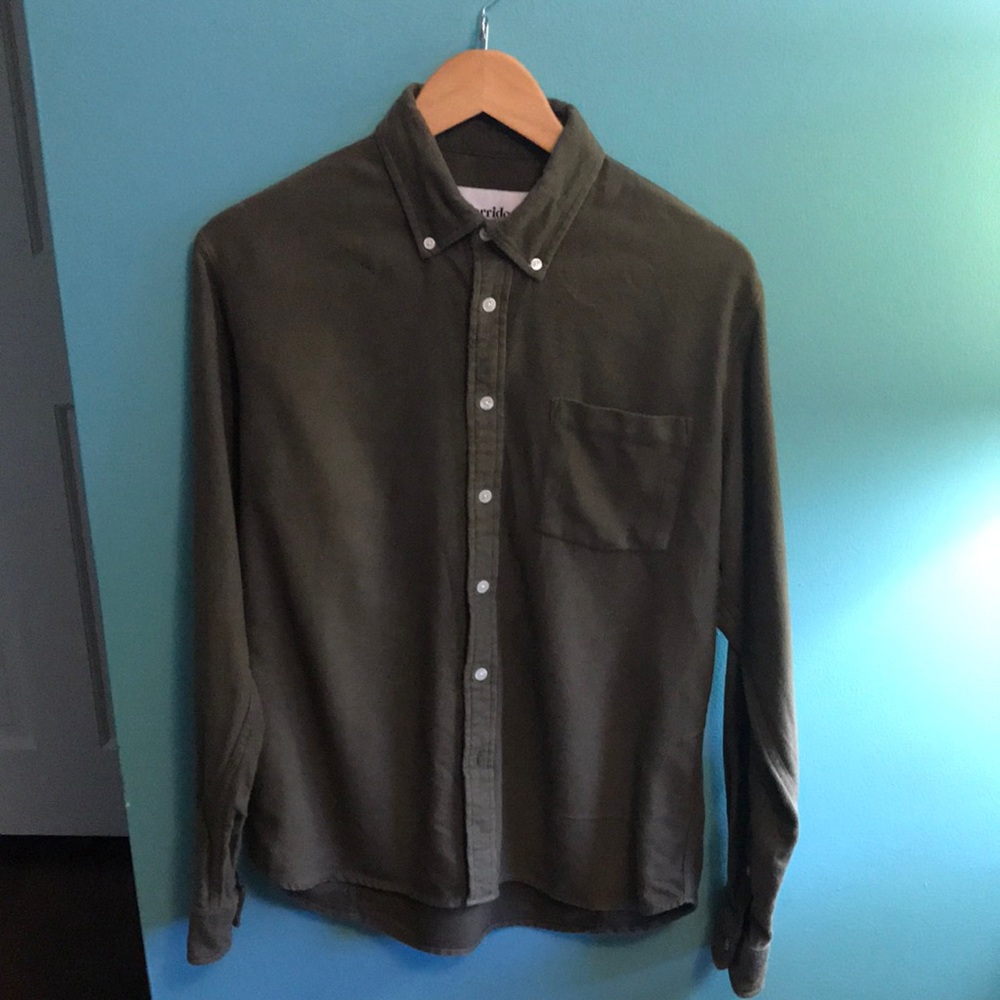 Corridor FW18 Size S Olive Flannel